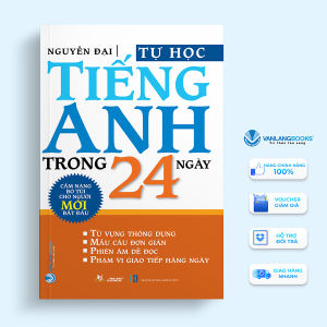 Sách - Tự Học Tiếng Anh Trong 24 Ngày-Vanlangbooks