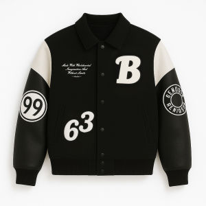 Benidson Varsity Jacket Hitam Charitable