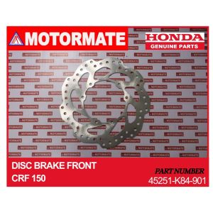HONDA GENUINE PARTS DISC BRAKE FRONT CRF 150 PART #45251-K84-901