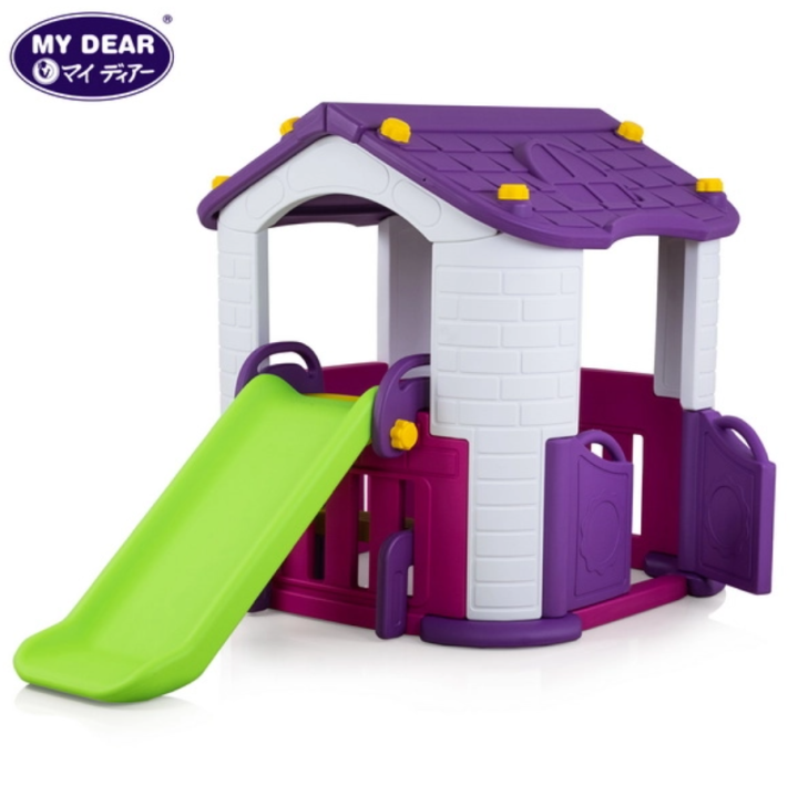 My Dear Happy Playhouse with Slide 29003 My 1st Kids Playhouse