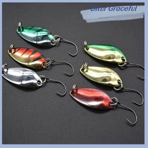 Ditur Single Hook Scoop-Shaped Rotating Spinner Sequins Fishing Lure Fishing Tackle For Bass Perch Artificial Hook