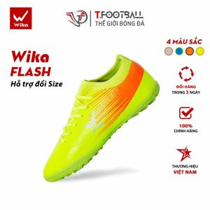 Giày Đá Bóng WIKA Flash Da Phủ PU Cao Cấp Chống Bong Tróc