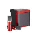 【Malaysia Spot Sale】Mini Karaoke Speaker Portable Bluetooth Speaker KTV Set Home System With Bass Rechargeable Free 2Pcs Wireless Microphone Mic. 