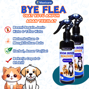 OBAT KUTU KUCING ANJING OBAT KUTU UNTUK KUCING ANJING KELINCI MUSANG OBAT KUTU HEWAN BYE FLEA REMOVER AMPUH ALAMI 100% AMAN
