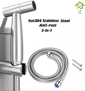 SUS304 Stainless Steel Hand held Toilet Bidet Spray set Bathroom Shower Water Spray Head