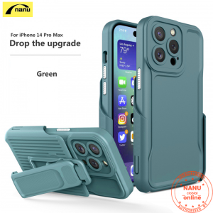 [NANU] for Apple Iphone14pro Max Mountain Clip Shell Back Clip Shell Drop-proof Phone Case Iphone 13 Pro 12 11 Drop-proof Stand Phone Cover