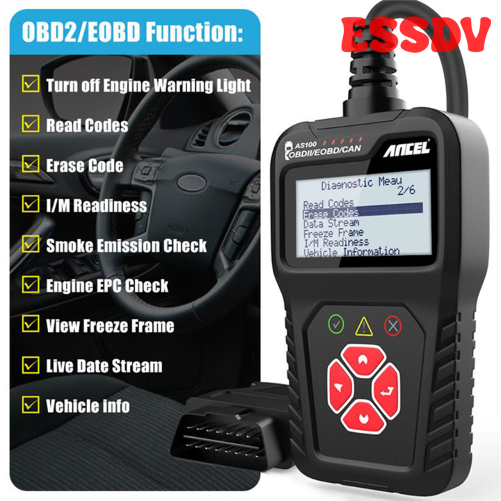 [ESSDV] OBDII Scanner Code Reader Car Diagnostic Scanner Engine Fault