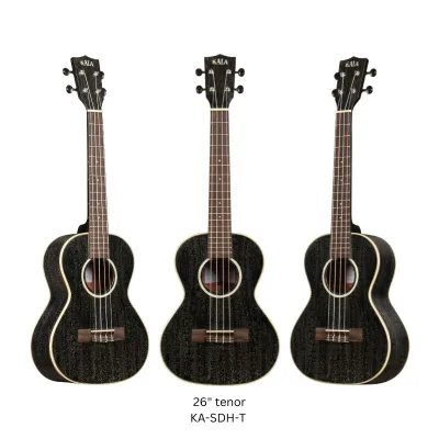 Kala All Solid Mahogany Salt & Pepper Doghair Ukulele (2 sizes)