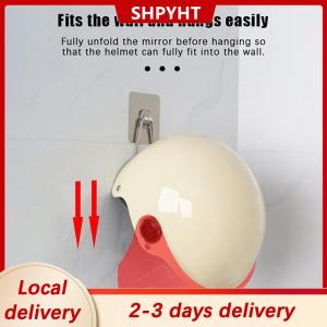 [COD] SHPYHT Local delivery Ship within 24 hours Motorcycle Helmet Rack Wall Mount Metal Bike Helmet Holder Mount Stainless Steel Bicycle Helmet Display Hanger Stand