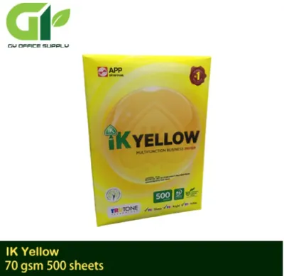 [GY Office] A4 IK Yellow 70 gsm x 500 Sheets