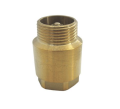 เช็ควาล์ว ทองเหลือง 3/4นิ้ว แบบแนวตั้ง สปริง check valve กันย้อนกลับ วาล์วกันน้ำกลับ. 