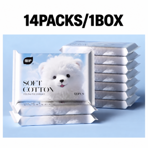 【14 Packs/Box】植护Botare 3-Ply Lotion Facial Tissues / 40 Pulls Per Pack / Tea Tree Oil / Soft Moisturising