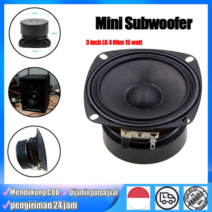 Speaker Subwoofer inch LG Ohm 15watt Woofer Prestig High Power