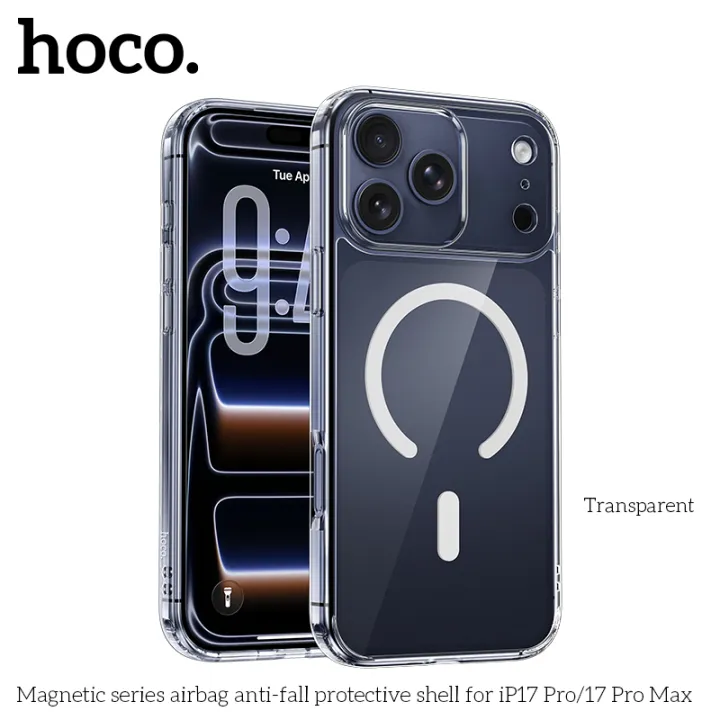 hoco-original-protective-case-magsafe-transparent-series-mobile-phone