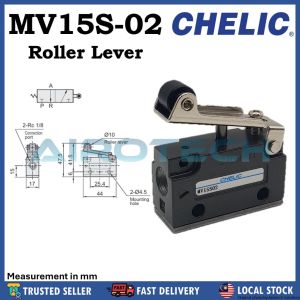 CHELIC MV150 Series Mechanical Valve Pneumatic Air Control Valve 3/2 Way Manual Mechanical Valve