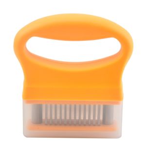 HCHC MALL Stainless Steel Blades Meat Tenderizer with Cover Ultra Sharp  Kitchen Pin Hammer Rust-resistant Comfortable Grip Meat Beater Home Use