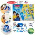 (ของแท้ USA) ของเล่นเด็กผู้ชาย โกนหนวด ตัดผม ปัตตาเลี่ยน Barber Shop Play Set Melissa & Doug รุ่น 31810. 