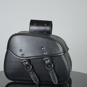 Motorbike Saddlebag Storage Organizers Pouches Leather Vintage For Commuters Travelers Riding Gear And Tool Easy Install