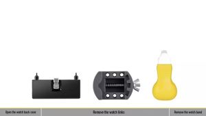 [PfiSo] Bộ dụng cụ sửa chữa đồng hồ 153 món chuyên nghiệp bộ dụng cụ thay pin đồng hồ