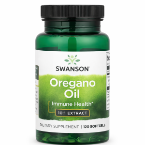 Swanson Oregano Oil 150mg 10:1 Extract – 120 Softgels for Digestive & Immune Support
