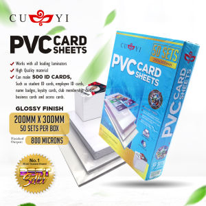 Digiprints PH - CUYI A4 Size PVC Sheet and PET Sheet for Calling Card Making ID Printing and Bag tag