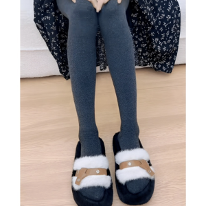 Leggings Micropressure Kneehigh Socks Fall/winter Knee Pads Padded Protect Against the Cold