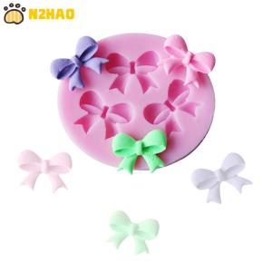 【N2HAO】 New DIY 3D Cake Decorating Bowknot Shaped Fondant Sugar Cake Silicone Mold Art Tools
