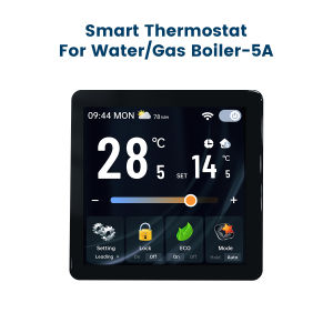 GIRIER Tuya WiFi Thermostat TFT Screen Smart Temperature Controller for Water/Gas Boiler Electric Floor Heating Works with Alexa