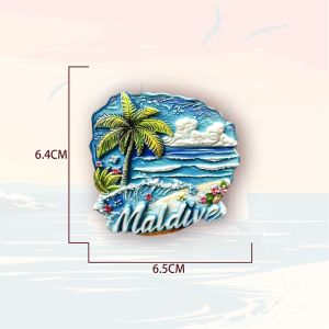 [Magnet] Designer Stereo Refridgerator Magnets Maldives