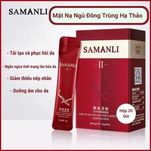 Mặt Nạ Ngủ Collagen Đông Trùng Hạ Thảo Hộp 20 Gói Dưỡng Ẩm Chống Lão Hóa Mặt Nạ Ngủ Collagen Tái Tạo Phục Hồi Da Giảm Nếp Nhăn Trắng Da