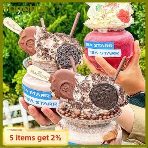 fanghui 500ml PET Container Kimchi Jar Water Bottle Milk Tea Drinking Cup Portable Bottle Kitchen Water Bottle Home