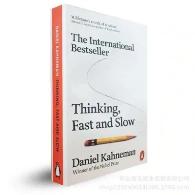 Thinking Fast and Slow by Daniel Kahneman - An English Paperback Book on Human Psychology