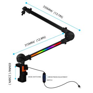 MACRAMEX 360° Rotation Microphone Boom Arm Universal Sturdy Mic Desk Mount Professional Grade Adjustable Arm Mic Stand Podcasting