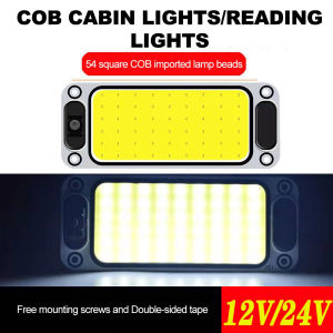 Car Reading Interior Led Light 12v/24v 54 And 108led With Switch Dome Lights For Van Lorry Truck Camper Boat