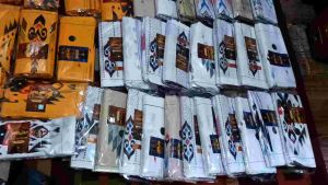 Atlas Idaman Kembang Motif BHS SGE SGS SJE SKE Khusus Warna PUTIH&KUNING READY STOKKK