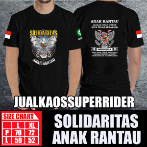 BAJU KAOS DISTRO SOLIDARITAS ANAK RANTAU