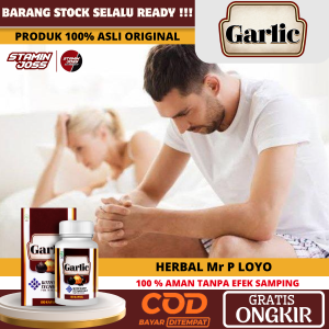 Garlic Obat Lem4h Sy4hwat Pria Ereksi Ejakulasi Dini isi 100 Kapsul