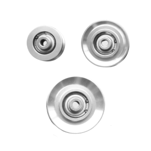 ล้อรอกขนาดเส้นผ่าศูนย์กลาง73/90/55มม. ล้อรอกแบริ่งอะลูมินัมอัลลอยอุปกรณ์ออกกำลังกายเพื่อเพิ่มความแข็งแรง