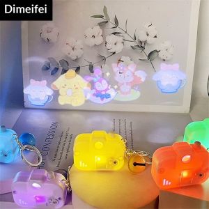 JJT Cute Cartoon Projector Camera Keychain Toy with Light-Up Characters for Girls Perfect Bag Charm and Gift