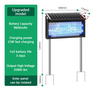 indoor and outdoor electric mosquito Lamp 30W indoor and outdoor Hanging Landing UV Light Removable Made in Japan
