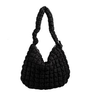 กระเป๋าช็อปปิ้งกระเป๋าความจุขนาดใหญ่กระเป๋าสะพายไหล่มีสไตล์กระเป๋าลายเมฆผู้หญิงสีทึบกระเป๋าสะพายข้างสำหรับทุกวัน