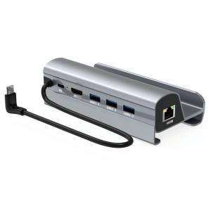 6 in 1 Steam Deck Docking Station Stand Accessories 4K 60Hz Gigabit Ethernet 1000Mbps PD 60W Hub Extender Games Pigfly