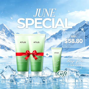 【3 Bottle】Anua Heartleaf Quercetinol Pore Deep Cleansing Foam