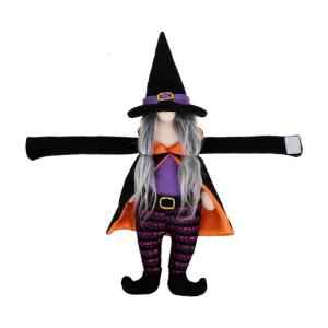 Halloween Witches Frogs Curtain Tiebacks For Window Decors Durable Polyester No Tools Needed Party Decoration For Homes Bedroom