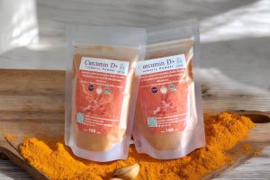 2ซอง ขมิ้นชันบ้านเขาวง" สินค้า GI ลำดับที่ 5 ของ จ.สุราษฎร์ธานี 100กรัม