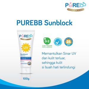 PURE BB Sunblock SPF 25 Sunblok Bayi Sunscreen PureBaby