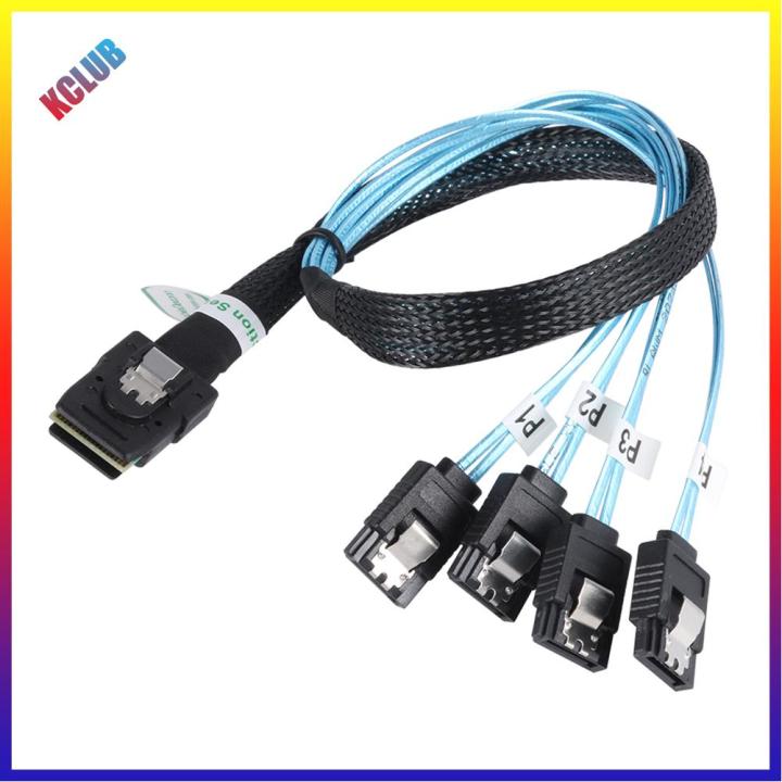 Cablecc Cavo Mini SAS SFF-8087 36 Pin A 36 Pin – 1 Metro, Connettore Dritto E Angolato 90° - 4