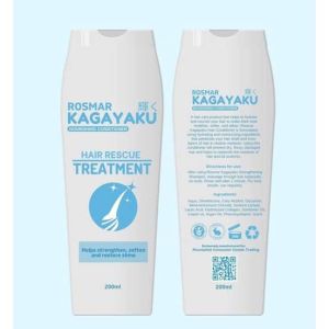 Rosmar Kagayaku Strengthening Condtioner & Shampoo Hair Rescue Treatment 200ml Smooth Shiny Clean Nourish Hair Care