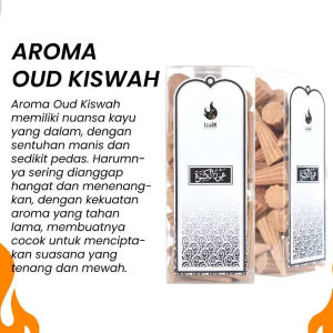OUD KISWAH Dupa Kerucut QODHA Mika isi 60 Pcs Buhur Bukhur Tumpeng