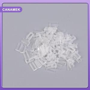 【CANAMEK】 100pcs Rimless Glasses Double Rubber Plug Lock Bushings Eyeglasses Plastic Double Bushing Pins Repair Eyewear Accessories